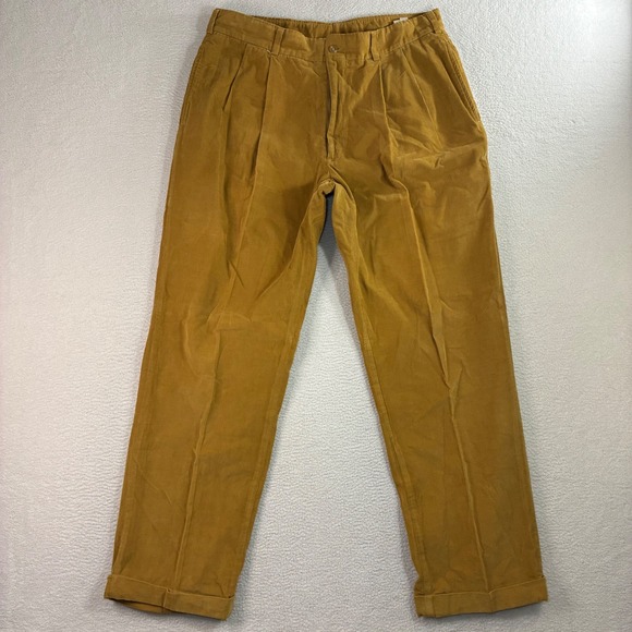 Bills Khakis Other - Bills Khakis Corduroy Pants Men 36x32 Brown Pleated Vintage USA Classic Preppy